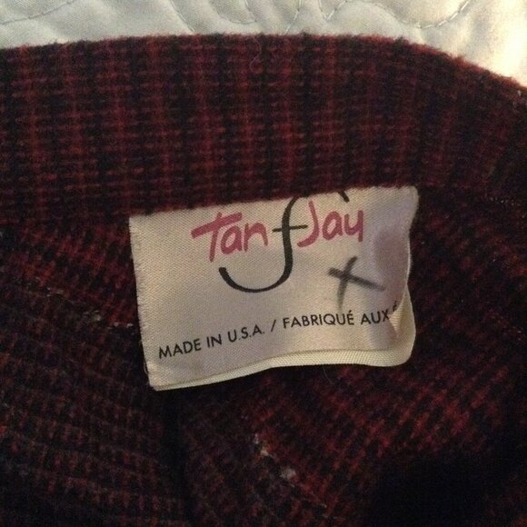 Vintage 1970s '70s Pleated Plaid Wool Skirt - Picture 5 of 5